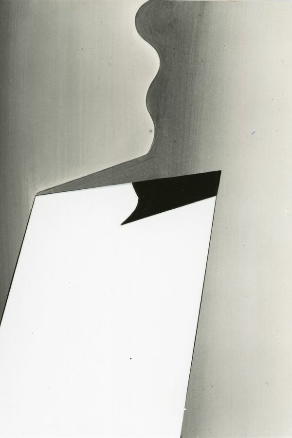 Jan Berdyszak, Płynne i ostre I. 1971, tempera